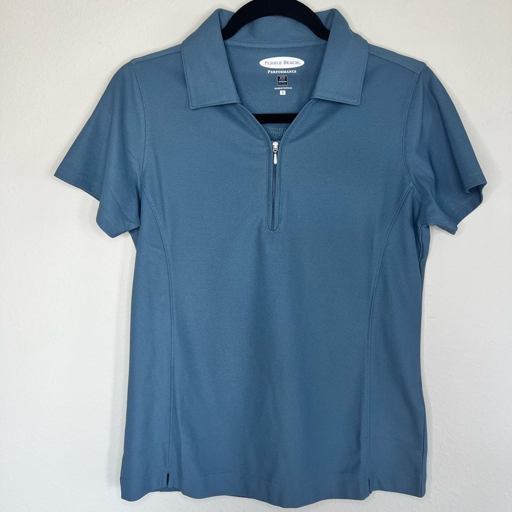 028. NWOT Pebble Beach Performance Ladies Golf Polo - Size Small
